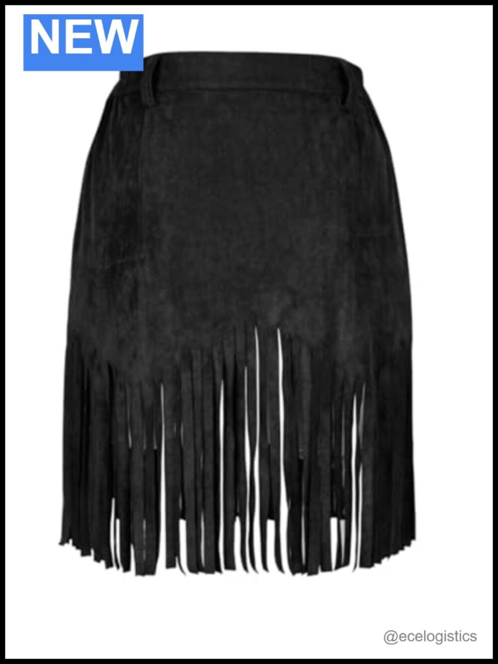 Womens Cowgirl Fringe Skirt Western Boho Concert Outfit - Picture 2 of 4